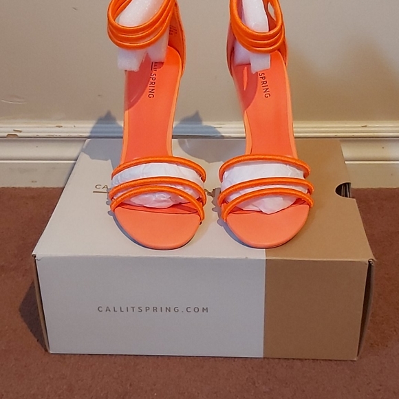 🌞SALE😎Call It Spring orange sandals - Picture 1 of 5